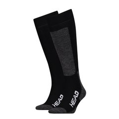 Шкарпетки Head Unisex Ski Kneehigh 2-pack black/gray — 791003001-213, 35-38, 8718824742069