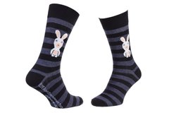 Шкарпетки Rabbids Invasion Rabbits And Stripes 1-pack black — 93153261-4, 43-46, 3349610010915