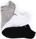 Шкарпетки Nike Everyday Lightweight No Show black/gray/white — SX7678-901, 34-38, 888407239311