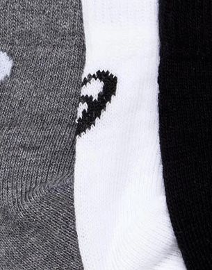 Шкарпетки Asics Ped 3-pack black/gray/white — 155206-0701, 39-42, 8718837138217