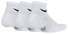 Шкарпетки Nike Everyday Cush Ankle 3-pack white — SX6844-100, 34-38, 685068344992