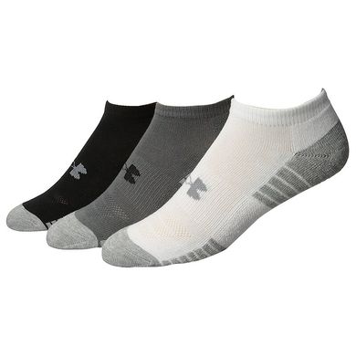 Носки Under Armour Heatgear Tech Low Cut 3-pack black/gray/white — 1312430-040, 42-47, 191168869476