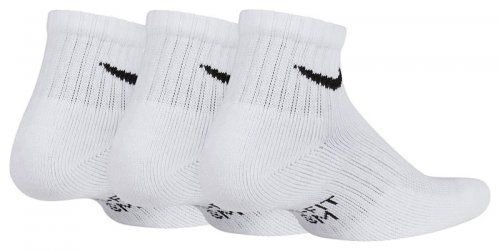 Носки Nike Everyday Cush Ankle 3-pack white — SX6844-100, 34-38, 685068344992