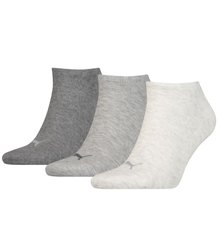 Носки Puma Unisex Sneaker Plain 3-pack dark gray/gray — 261080001-002, 47-49, 8718824801865