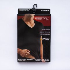 Футболка Tatkan Mens Modal V-Neck Shirt 1-pack black — 585019 - 002, L, 8681239402036