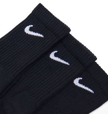Шкарпетки Nike Everyday Cushion Crew 3-pack black — SX7664-010, 34-38, 888407233593