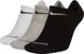 Шкарпетки Nike Everyday Plus Cushioned No Show 3-pack black/white/gray — SX7840-911, 46-50, 193153926188