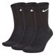 Носки Nike Everyday Cushion Crew 3-pack black — SX7664-010, 38-42, 888407233609