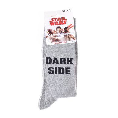 Носки Star Wars Dark Side 1-pack light gray — 93154262-2, 39-42, 3349610011257