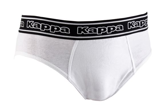 Трусы-слипы Kappa Men's Slip 1-pack white — 30511009-4, XXL, 3349600156968