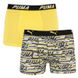 Трусы-боксеры Puma Logo AOP Boxer 2-pack yellow/gray — 501003001-020, S, 8718824805320