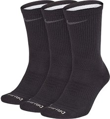 Шкарпетки Nike Pro Everyday Max Cush Crew 3-pack black — SK0121-010, 34-38, 193145890954