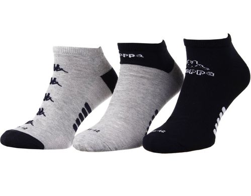 Шкарпетки Kappa 3-pack black/gray — 93511016-1, 39-42, 3349600163300
