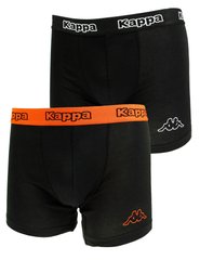 Трусы-боксеры Kappa Boxers 2-pack black/orange — 304JB30-987, XXL, 8002390511359