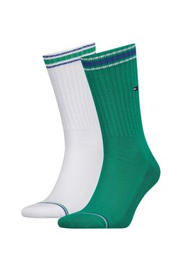 Носки Tommy Hilfiger Men Iconic Sock Sports 2-pack amazon geen/white — 372020001-075, 43-46, 8718824651903