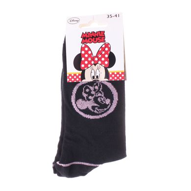 Шкарпетки Disney Minnie Pale Profile Minnie Head 1-pack black/pink — 13843651-3, 35-41, 3349610000190