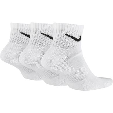 Шкарпетки Nike Everyday Cushion Ankle 3-pack white — SX7667-100, 38-42, 888407236310