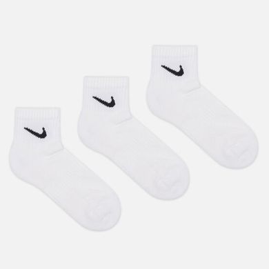 Носки Nike Everyday Cushion Ankle 3-pack white — SX7667-100, 42-46, 888407236365