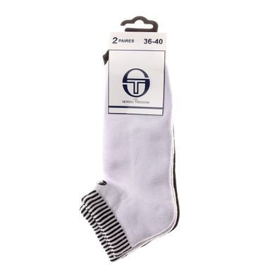 Шкарпетки Sergio Tacchini 2-pack black/white — 13150861-4, 36-40, 3349600136434
