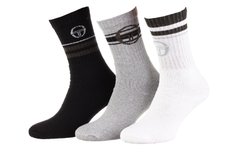 Шкарпетки Sergio Tacchini 3-pack black/gray/white — 83522508-1, 38-41, 3349600163232