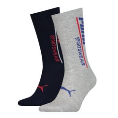 Шкарпетки Puma Men's Classic Socks 2-pack blue/gray — 102003001-023, 39-42, 8718824798790