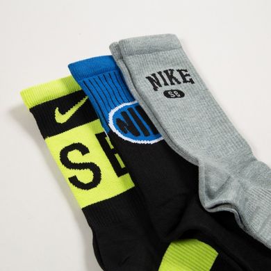 Шкарпетки Nike SB Everyday Max Lightweight 3-pack multicolor — CU6478-902, 34-38, 194500854062