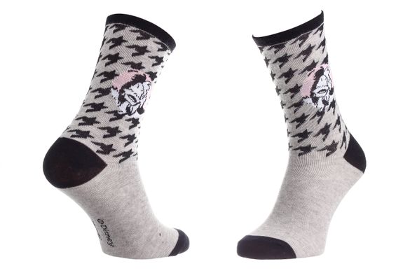 Шкарпетки Disney Vilaines Cruella + Pied De Poule 1-pack gray — 13890552-3, 36-41, 3349610000800