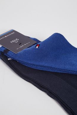 Носки Tommy Hilfiger Men Pete Sock 2-pack black/blue — 392024001-085, 39-42, 8718824654805
