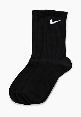 Шкарпетки Nike Lightweight Crew 3-pack black — SX4704-001, 42-46, 884726572283