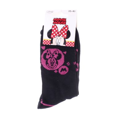 Шкарпетки Disney Minnie Head Of Minnie In Circle 1-pack black/purple — 13843651-5, 35-41, 3349610000213