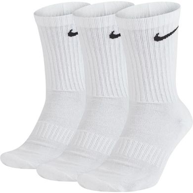 Носки Nike Everyday Cush Crew 3-pack white — SX7664-100, 46-50, 888407233890