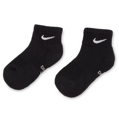 Шкарпетки Nike Everyday Older Kids' Cushioned Ankle 3-pack black — SX6844-010, 38-42, 685068344596