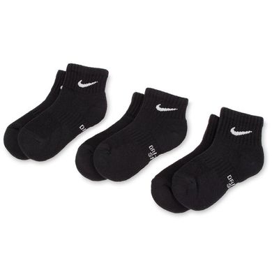Носки Nike Everyday Older Kids' Cushioned Ankle 3-pack black — SX6844-010, 38-42, 685068344596