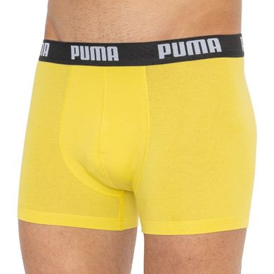 Труси-боксери Puma Basic Boxer 2-pack gray/yellow — 521015001-006, XL, 8718824806884