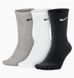 Шкарпетки Nike 3-pack black/gray/white — SX4508-965, 34-38, 685068095450