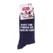 Шкарпетки Star Wars May The Force Be With You 1-pack blue — 93154262-4, 39-42, 3349610011295