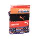 Трусы-боксеры Puma Logo AOP Boxer 2-pack black/orange/blue — 501003001-030, S, 8718824805368