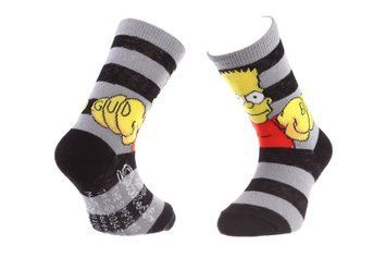 Шкарпетки SIMPSON BART BART + ECRITURE SUR DOIGT сірий Діт 27-30, арт.83897612-6