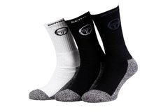 Шкарпетки Sergio Tacchini 3-pack black/gray — 93522606-4, 43-46, 3349600138551