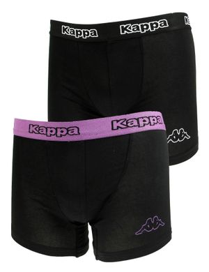 Трусы-боксеры Kappa Boxers 2-pack black/violet — 304JB30-987, XXL, 8002390511519