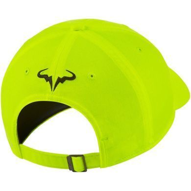 Кепка Nike Aerobill Rafa Nadal Bull H86 Cap neon &mdash; 850666-702, One Size, 194275985527