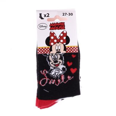 Шкарпетки Disney Minnie Socks 2-pack gray/yellow/black — 83892347-1, 35-38, 3349610008325