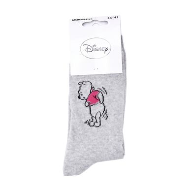 Носки Disney Winnie L Ourson Winnie The Pooh Incline 1-pack gray — 13896420-3, 36-41, 3349610001166