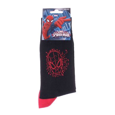 Шкарпетки Marvel Spider-Man Tete Spiderman 1-pack black — 93152362-8, 39-42, 3349610010823