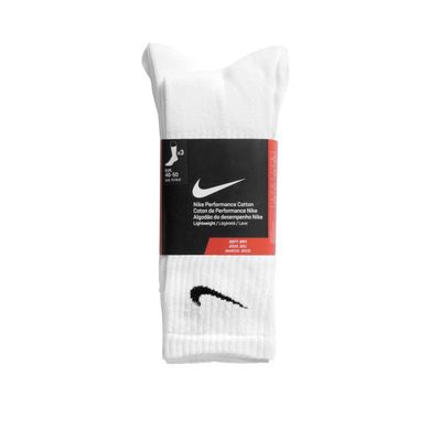 Носки Nike Lightweight Crew 3-pack white — SX4704-101, 42-46, 884726572726