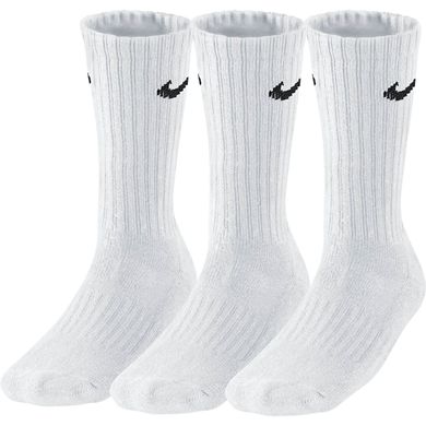 Шкарпетки Nike 3-pack white — SX4508-101, 34-38, 685068095412