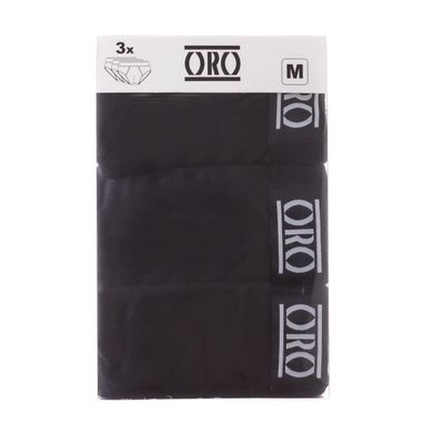 Трусы-слипы Oro Men's Slip 3-pack black — 30895213-1, XXL, 3349610015729