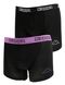 Труси-боксери Kappa Boxers 2-pack black/violet — 304JB30-987, S, 8002390511496