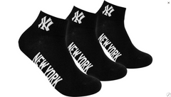 Носки New York Yankees Quarter 3-pack black — 15100003-1002, 43-46, 8718984009231