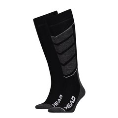 Шкарпетки Head Unisex Ski V-Shape Kneehigh 2-pack black/gray — 791004001-213, 31-34, 8718824743028
